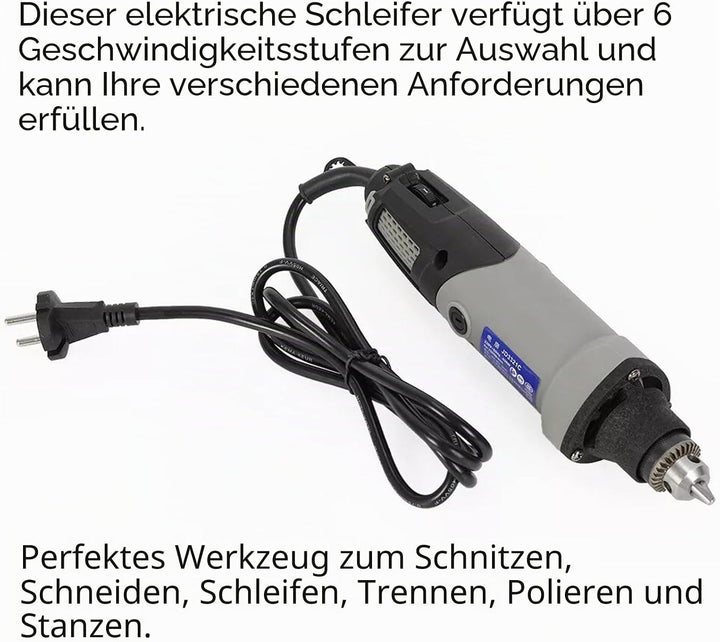 Multifunktionswerkzeug 400W - Sechs Geschwindigkeitsmodi, 5000-28000 U/min, für Schneiden, Schleifen