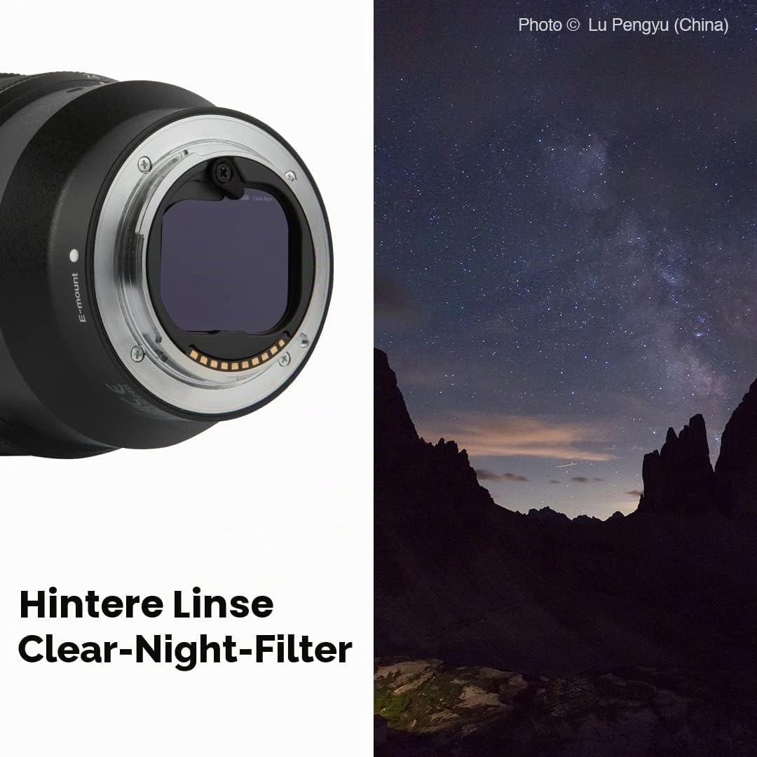 Haida Neutraler Nachtfilter für Rückobjektiv für Sony/Sigma/Nikon Z Objektiv Für Sony/Sigma/Nikon Z