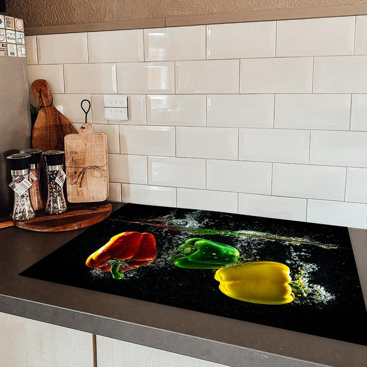 KitchenYeah© Herdabdeckplatte Einteilig Induktionsmatte Küche Abdeckung Ceranfeld Herd Abdeckplatte