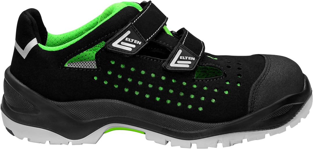 ELTEN Sicherheitsschuhe Impulse Green Easy ESD S1P, Damen und Herren, Textil, Kunststoffkappe (Leich