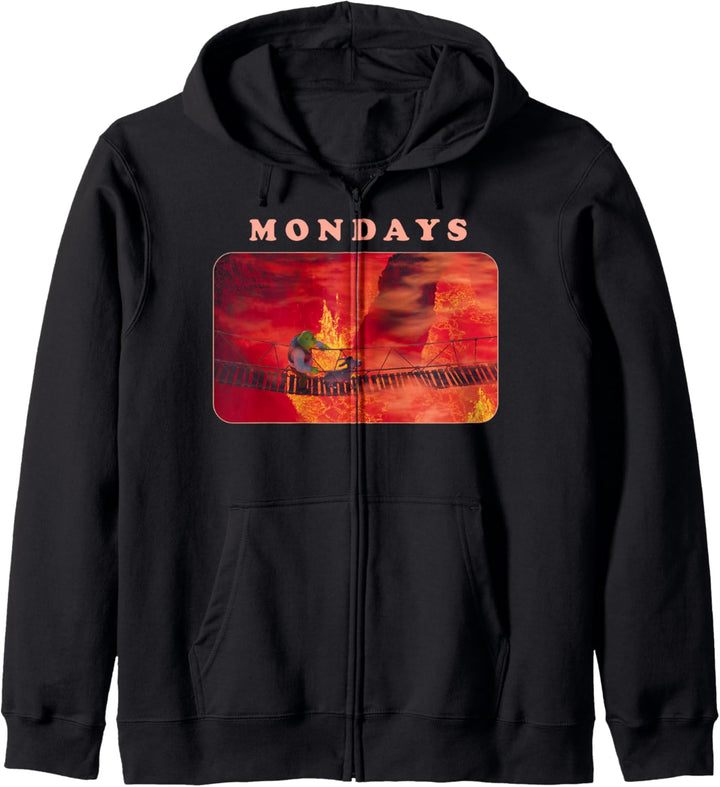 Shrek Mondays Meme Kapuzenjacke