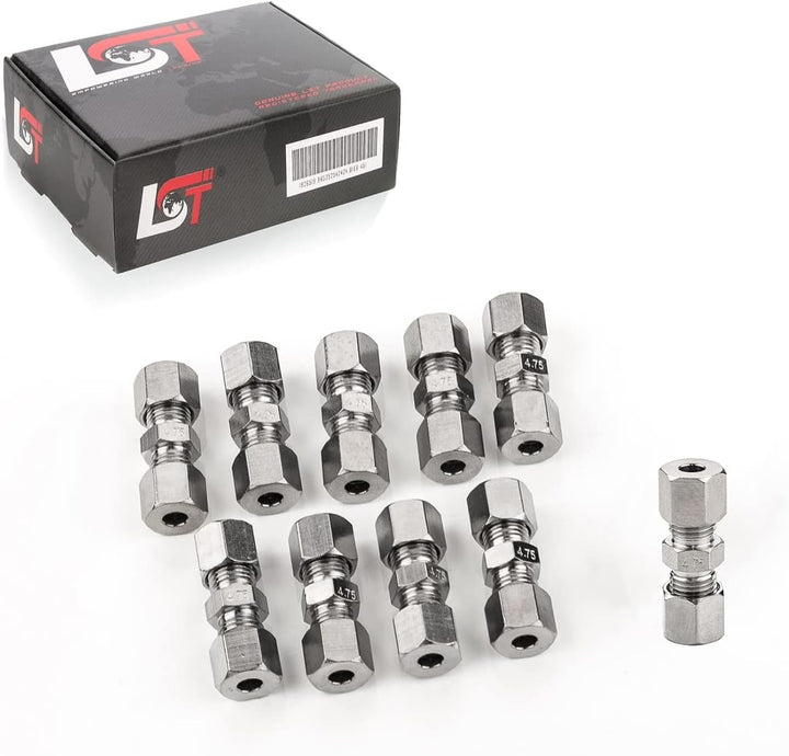 LST 10x Schnell-Verbinder Bremsleitung 4.75 mm 3/16 ohne Bördelgerät