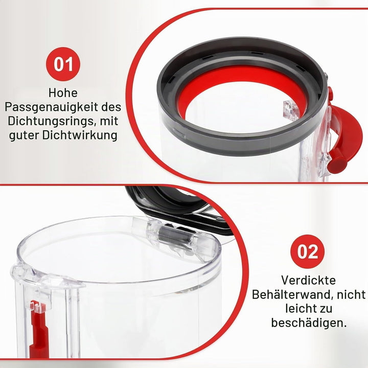 Hochwertiger Ersatz-Staubbehälter für Dyson V11 V15 SV14 SV15 SV22 Staubsauger, für Dyson Staubsauge