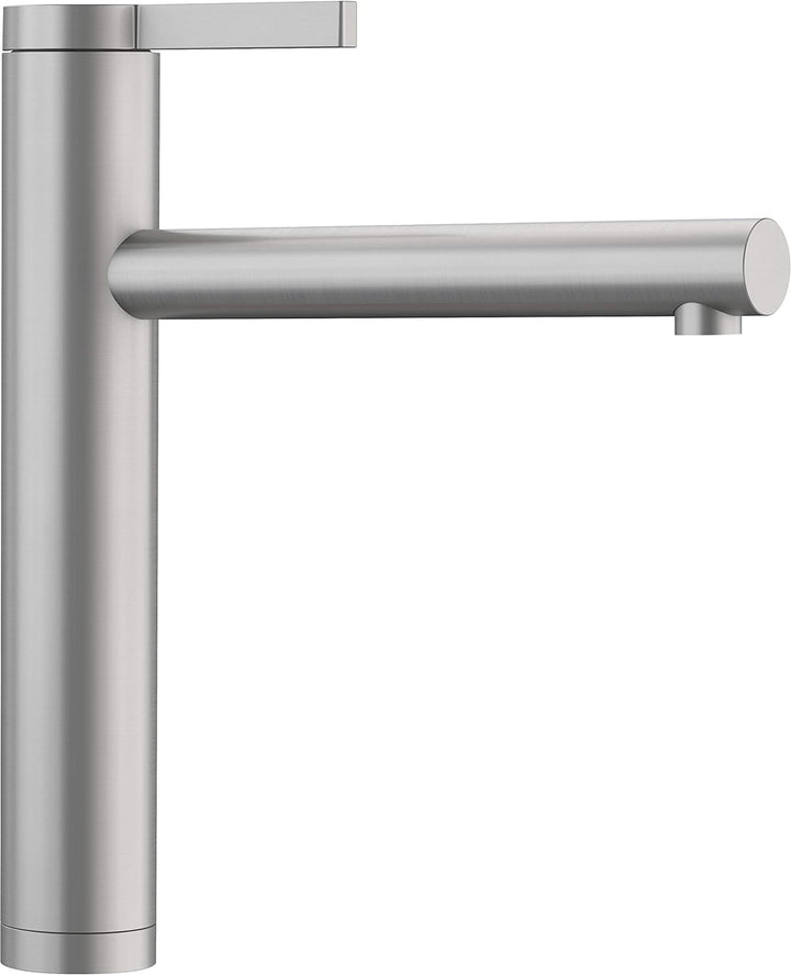 BLANCO LINEE | Edelstahl seidenmatt | Hochdruck | Rückflussverhinderer | Keramik Kartusche | Gesiche