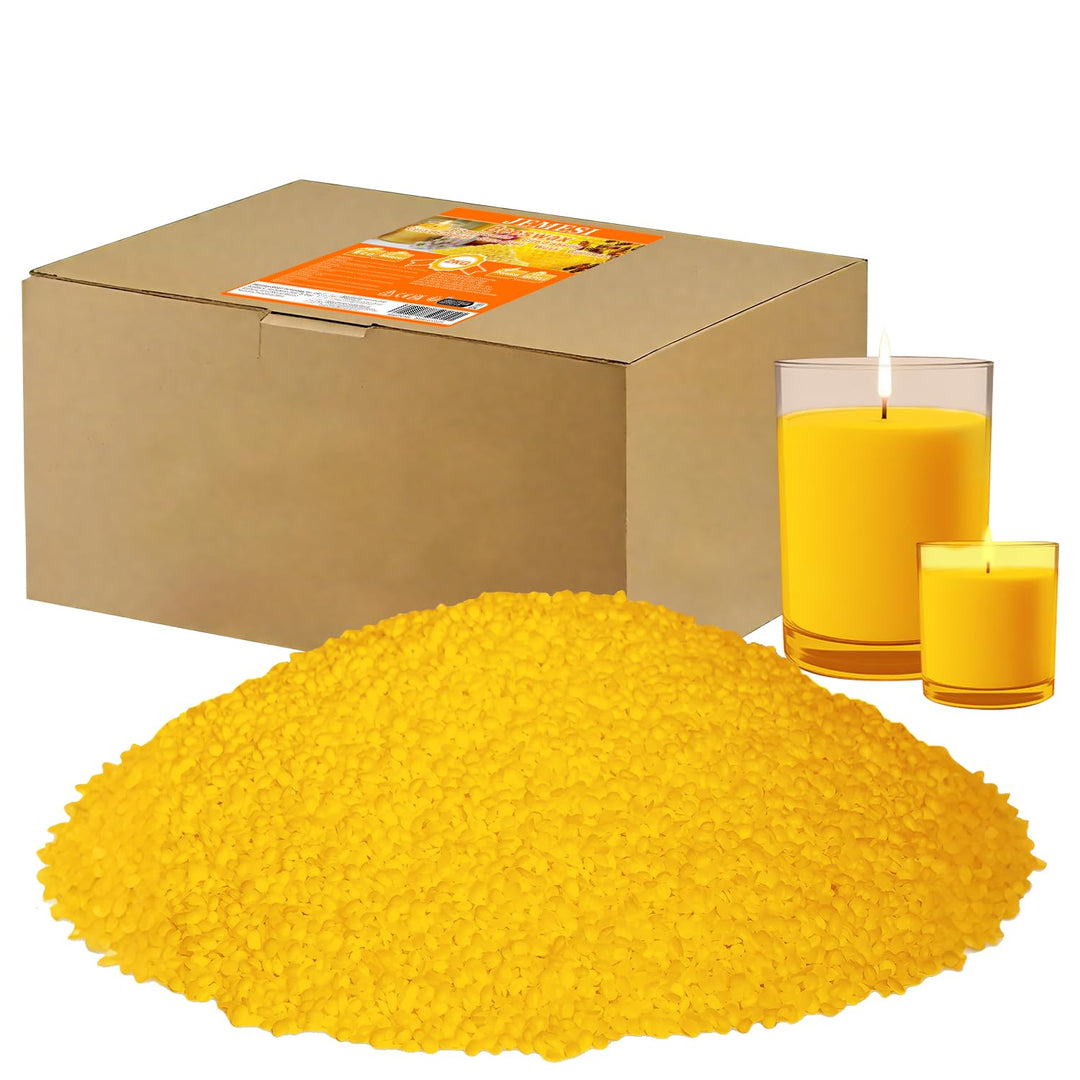 Bienenwachs Pastillen,2kg 100% natürliches Bienenwachs, Perfekt geeignet für Kosmetikprodukte, Biene
