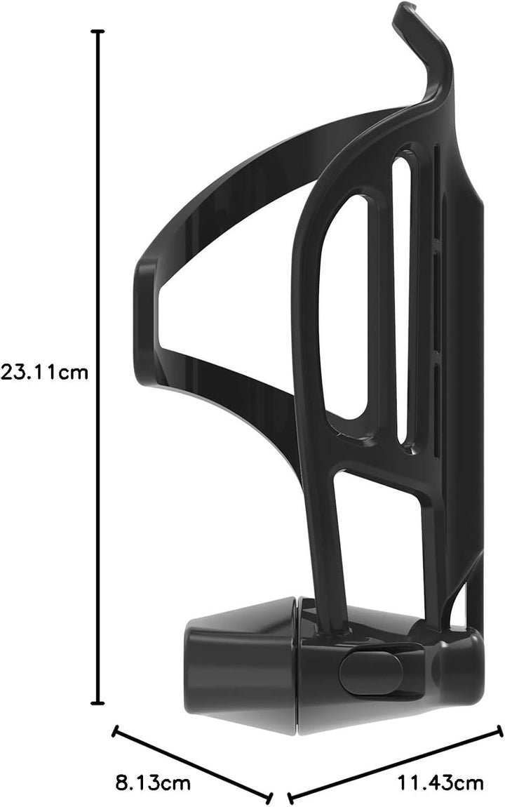 Lezyne Unisex – Erwachsene Tubeless Flow Flaschenhalter, schwarz, 1, 1