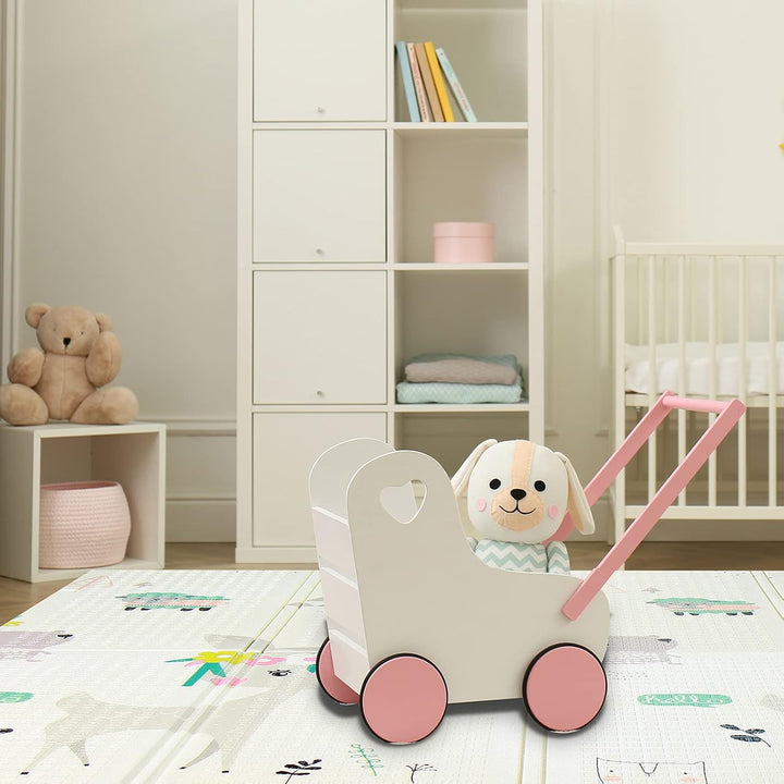 CCLIFE Krabbelmatte Spielmatte Baby Schadstofffrei 196x176x1cm Faltbar Spielunterlage Spielteppich G