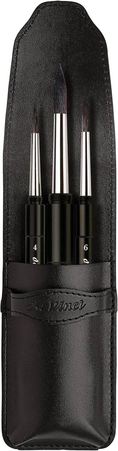 da Vinci Brushes Casaneo Reisepinsel, Schwarz Casaneo Reise-Set, Casaneo Reise-Set