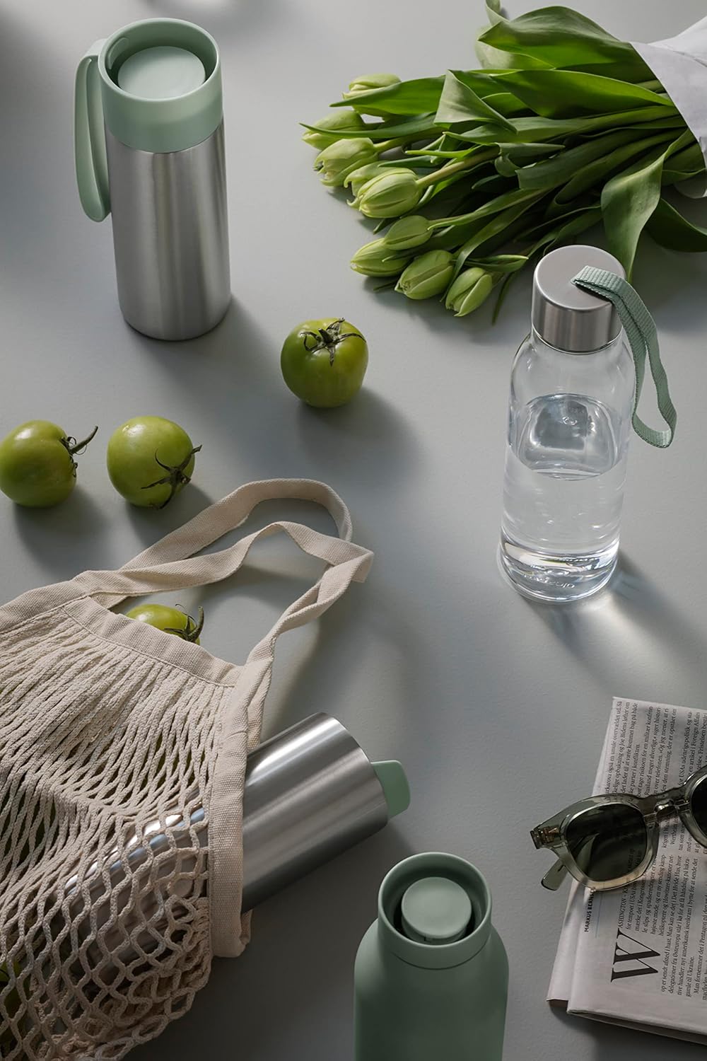 EVA SOLO | Urban To Go Cup Recycled |90% recycelter Edelstahl | Sage, Sage