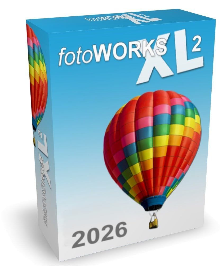 Fotoworks XL 2 (2024er Version) Bildbearbeitungsprogramm zur Bildbearbeitung in Deutsch - umfangreic