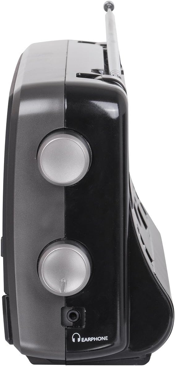 Trevi 0074600 Tragbares Radio, Schwarz