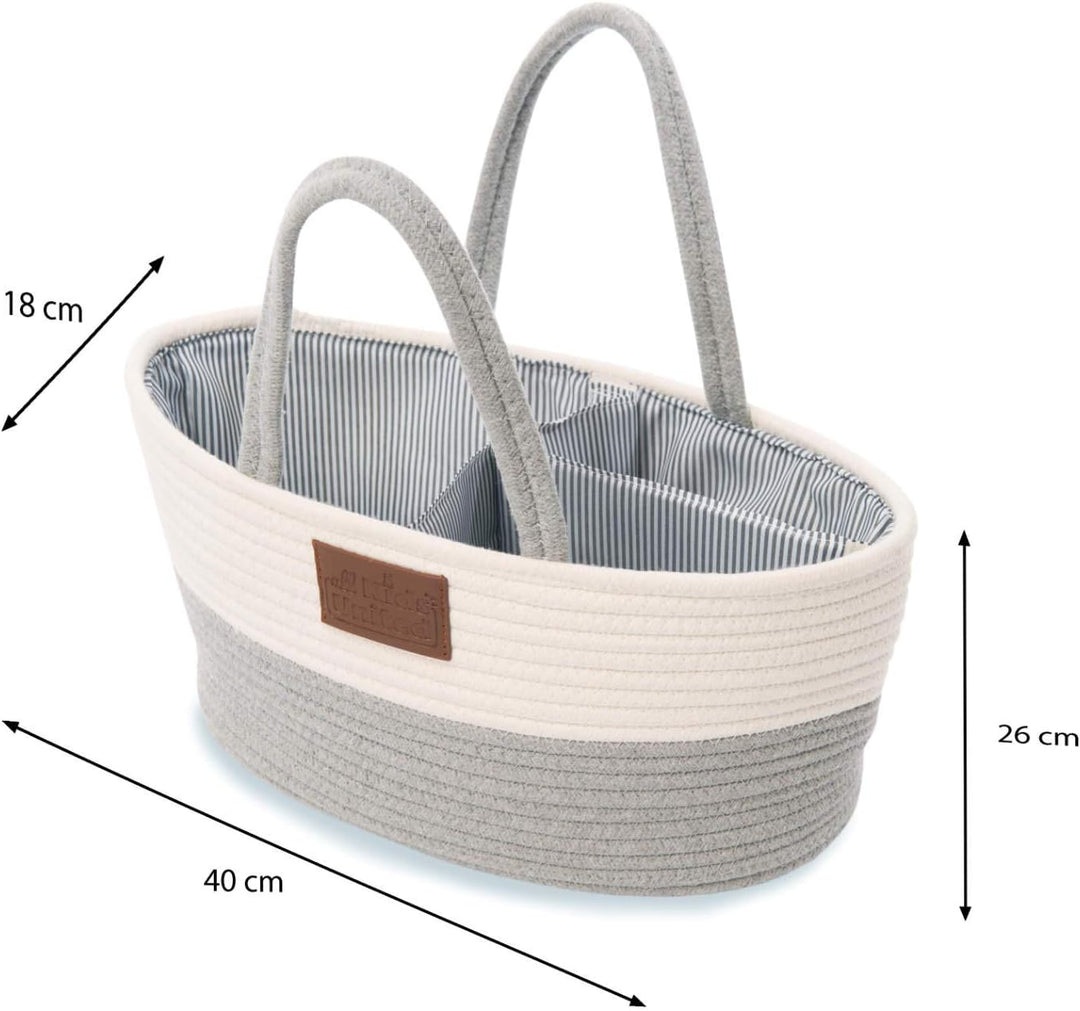 all Kids United Baby Wickel-Organizer; Windelkorb Babykorb Wickel-Tasche für Windeln &amp; Wickel-Utensi