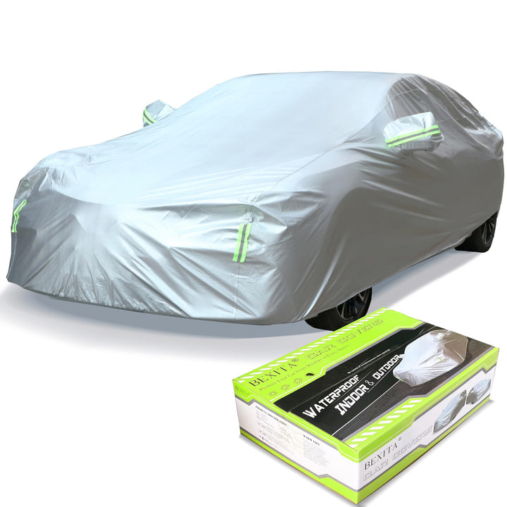 BEXITA Auto Abdeckplane Autoplane Autoabdeckung Winter Autogarage Staubdicht Winddicht Schneedicht U