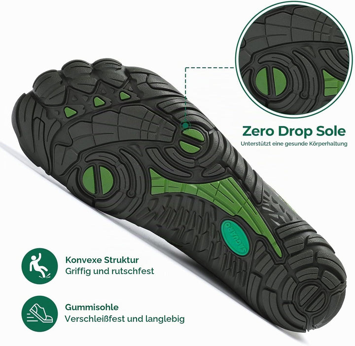 SAGUARO Herren Damen Barfussschuhe - Atmungsaktiv rutschfest Barfussschuhe - mit Breite Zehenbox und