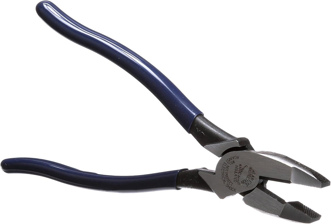 Klein Tools D213-9NETP Lineman's Fischband-Zange, High Leverage Design mit Griff Termpering für Komf