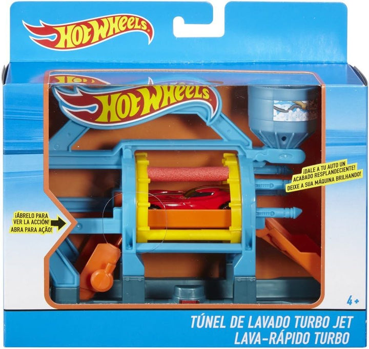 Hot Wheels Ausklappspielset Turbo-Waschanlage