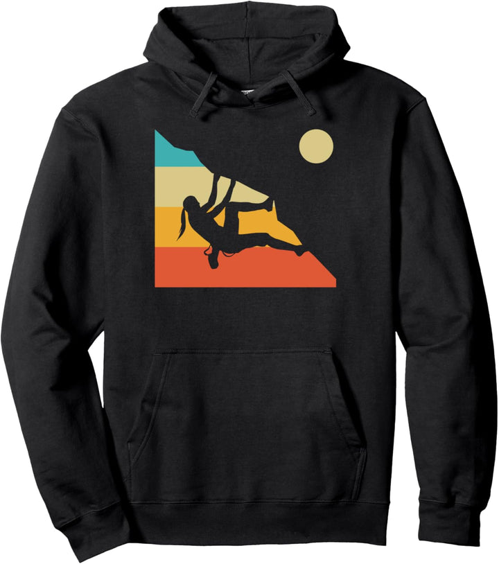 Klettern Bergsteiger Pullover Hoodie