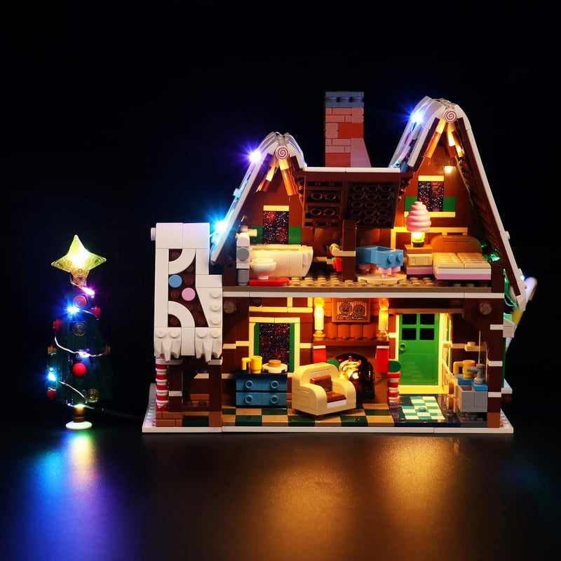 Led Licht Set für Lego Lebkuchenhaus, Led Beleuchtungs Set für Lego 10267 Lebkuchenhaus - Nur Lichte