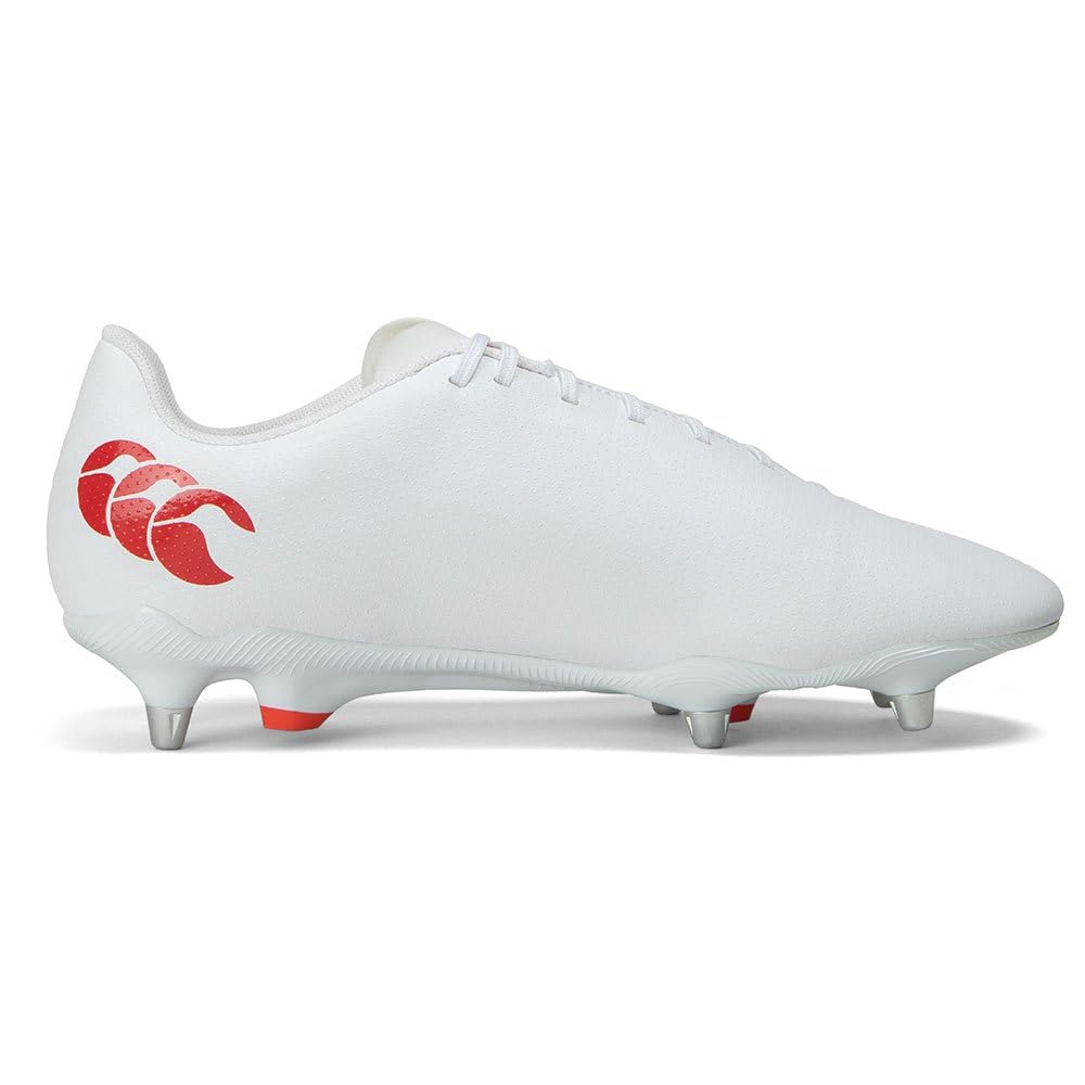 Canterbury Herren Speed Raze Stiefel 40 EU Weiss, 40 EU Weiss
