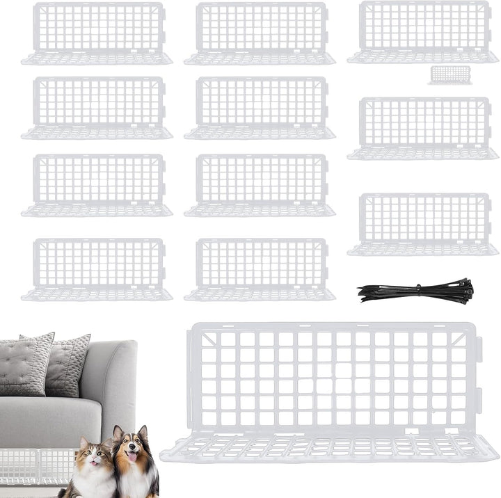 Generisch Unter Couch Blocker, 12 Teile robuster Katzenstopper und Spielzeugschutz für zu Hause, ver