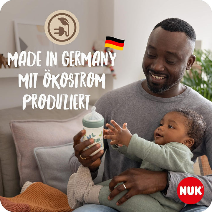 NUK for Nature Perfect Start Set | 4 Flaschen mit Temperature Control Anzeige (2x 150ml Gr. S, 2x 26