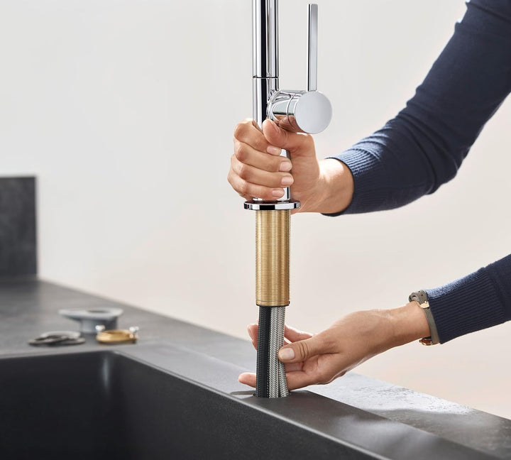 hansgrohe Küchenarmatur Talis M54 (Wasserhahn Küche mit Schlauchbox, 360° schwenkbar, ausziehbare Br