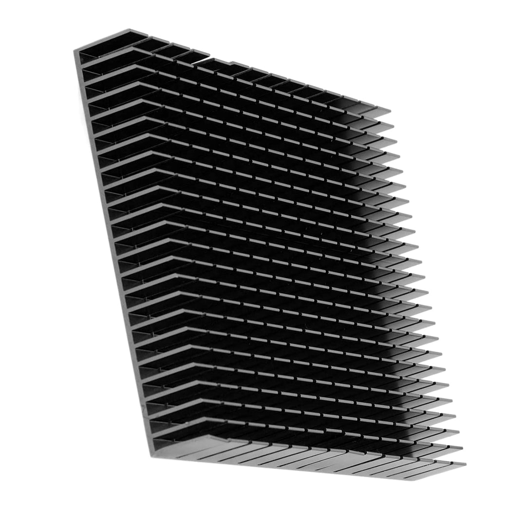 Yctze Kühlkörper gross, Kühlkörper Aluminium, 150x120x20mm Kühler Schwarz Kühlung Kühlkörper Kühler