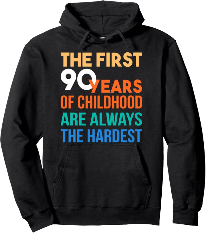Lustiges Geschenk zum 90. Geburtstag 90 Jahre alte Pullover Hoodie