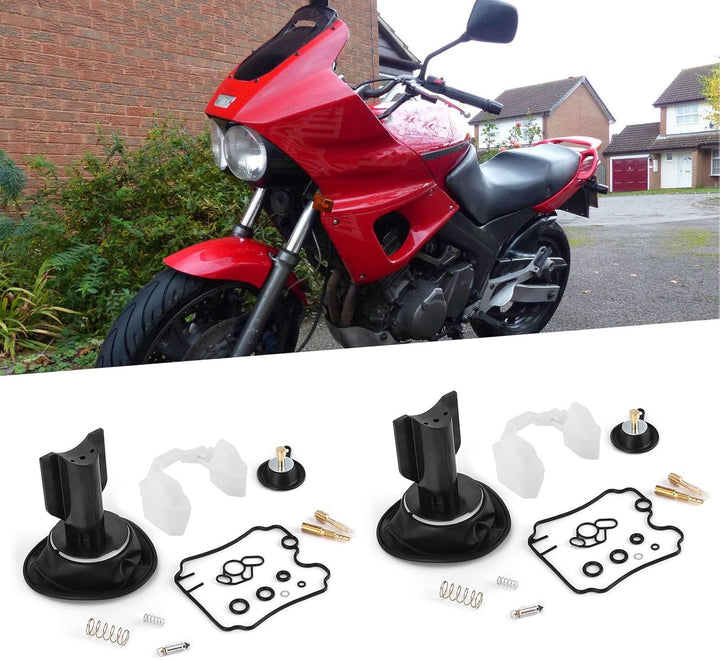 Keenso Motorrad Vergaser Reparatursatz, 2 Sätze Motorrad Vergaser Reparatursets für TDM 850, TDM 850