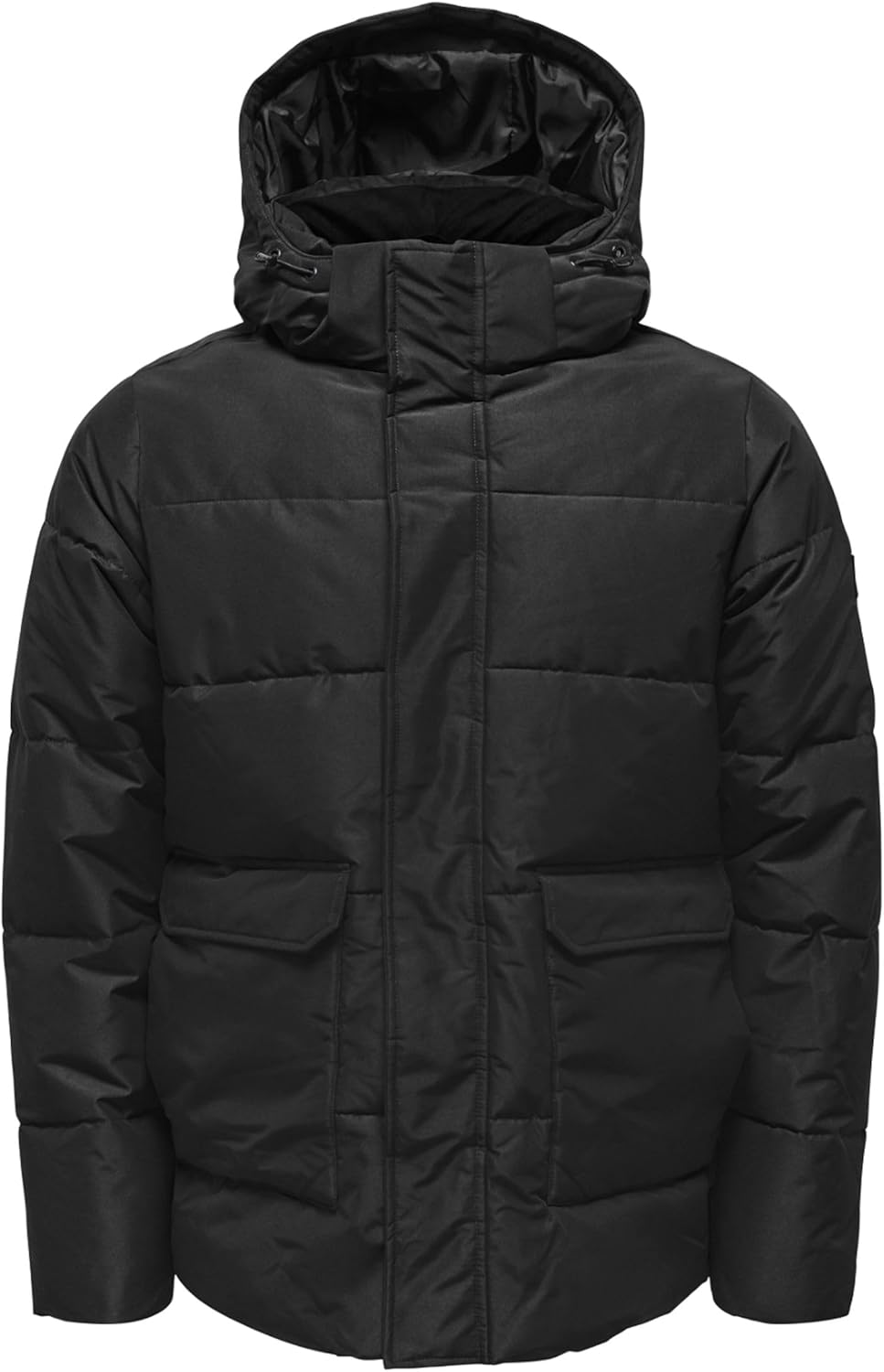 ONLY & SONS Male Daunenjacke ONSCARL Daunenjacke L Schwarz, L Schwarz