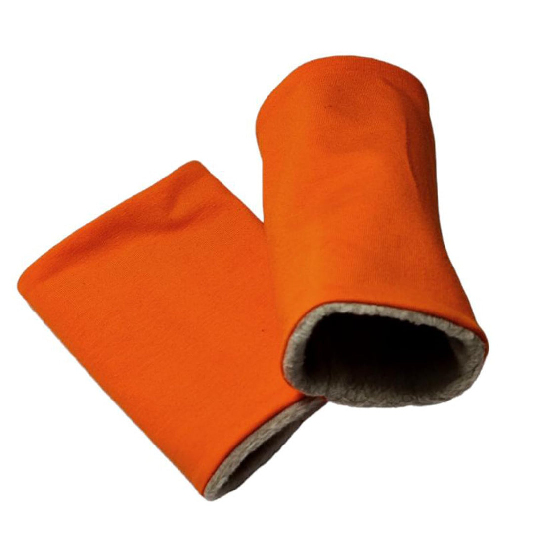 Britta Meier Pulswärmer, Handgelenk-Stulpen aus Jersey und Baumwoll-Fleece, aus meiner Nähwerkstatt