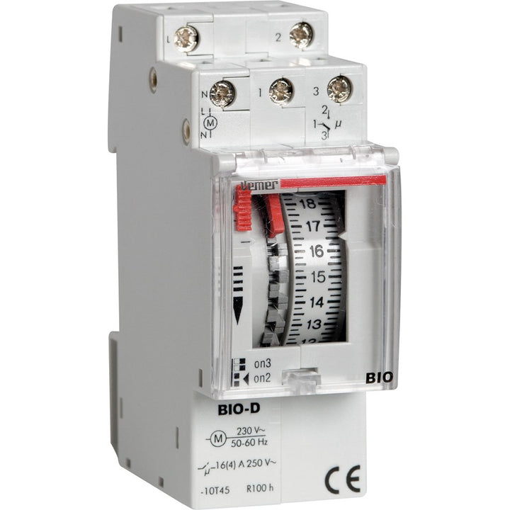 Vemer ve087300 Zeitschalter elektromechanisch Bio-d, hellgrau