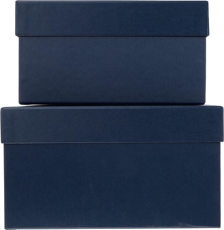Rössler 13491453900 - S.O.H.O. Boxline 2er Kartonage, rechteckig, Navy, Navy