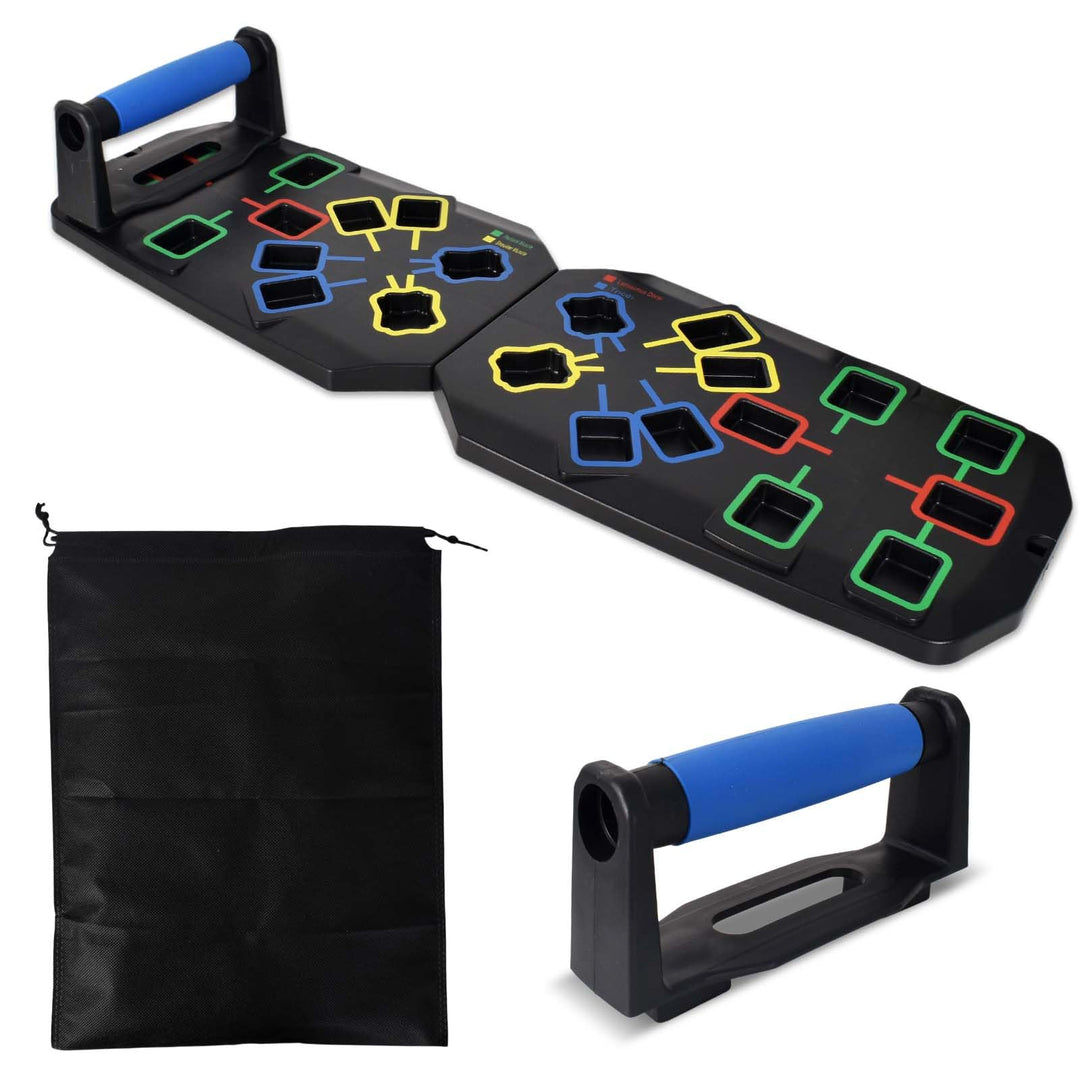 Push-Up Liegestütz-Brett, Premium Liegestützbrett Set, Liegestützbrett Tragbar, mit Aufbewahrungstas