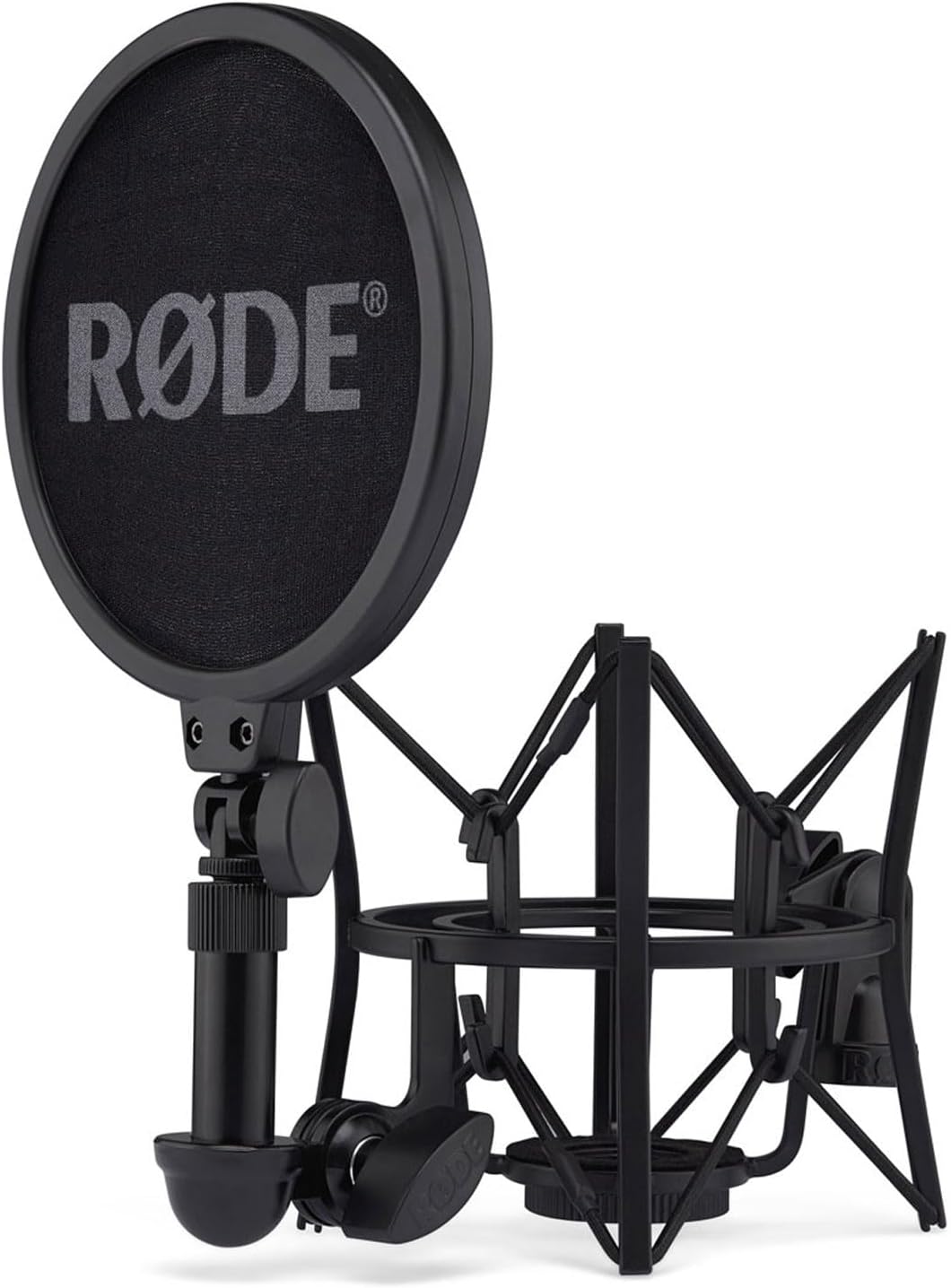 Rode NT1 Signature Black Studio-Mikrofon Kondensatormikrofon + keepdrum Mikrofonständer mit Mikrofon