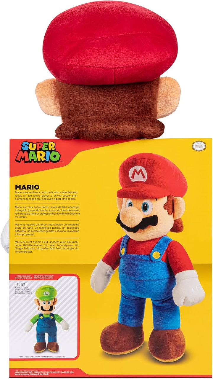Nintendo SUPER MARIO - Mario Jumbo Plüschfigur 50cm