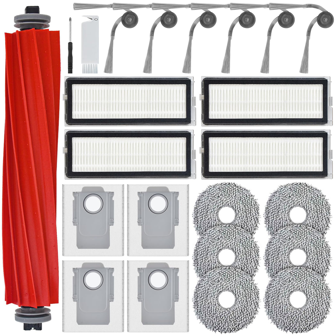 23 Stück Zubehör Ersatz für Qrevo s Pro/QV 35S / QV 35A /QR 598 /QR 798 Saugroboter Ersatzteile Zube