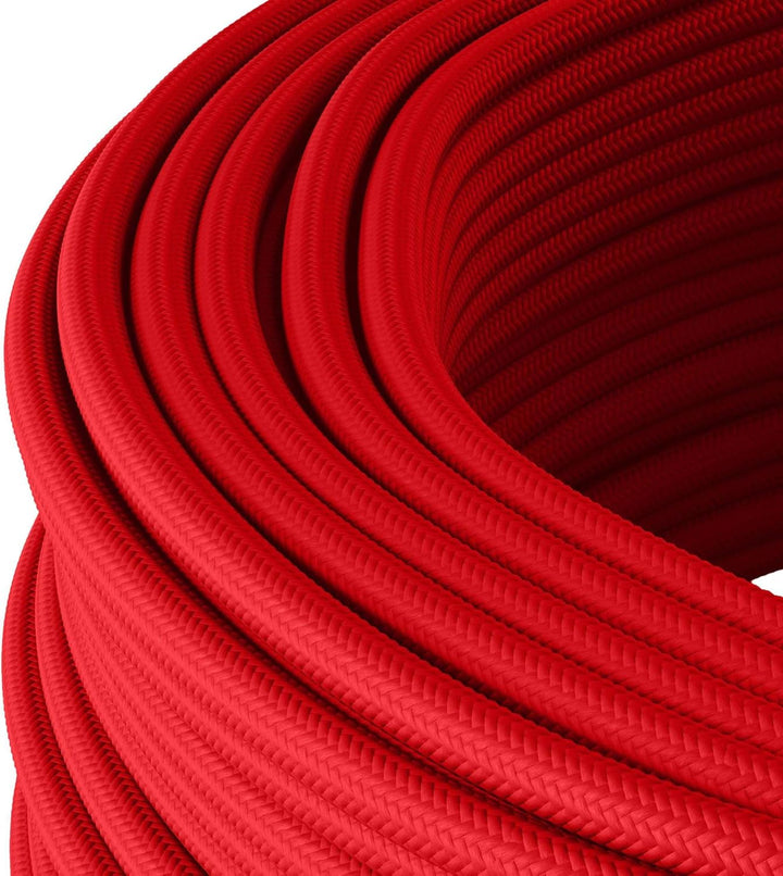 Textilkabel für flexible Elektroinstallation (H05VV-F), Stoffkabel 3x1.5mm², Aufputz-Textilkabel, In