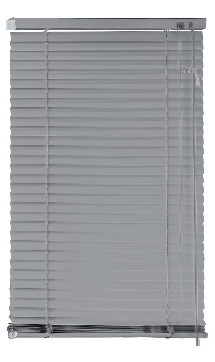 EXKLUSIV HEIMTEXTIL Aluminium Jalousie Lamellen 100 x 220 cm Silber Silber 100 x 220 cm, Silber 100