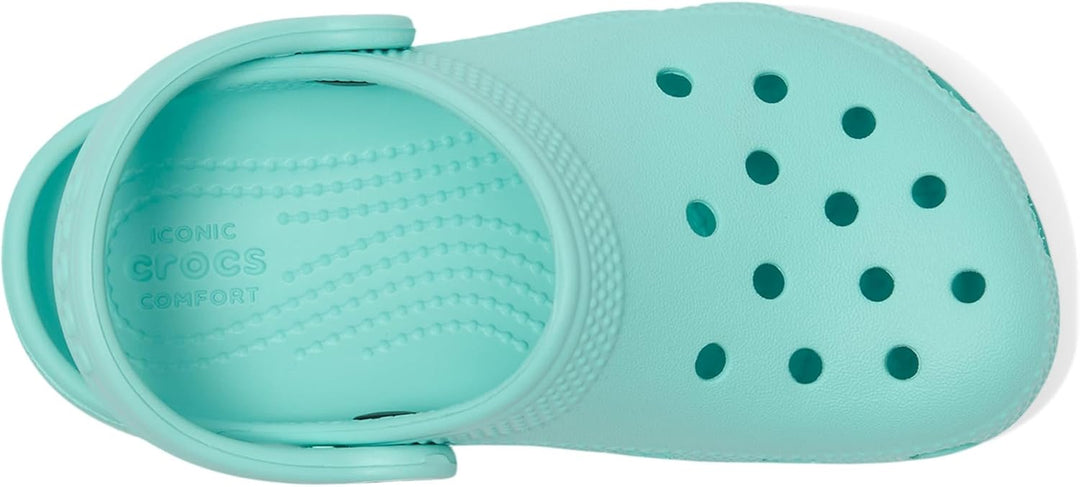 Crocs Unisex Kinder Classic Clog T 19/20 EU Aquamarine, 19/20 EU Aquamarine