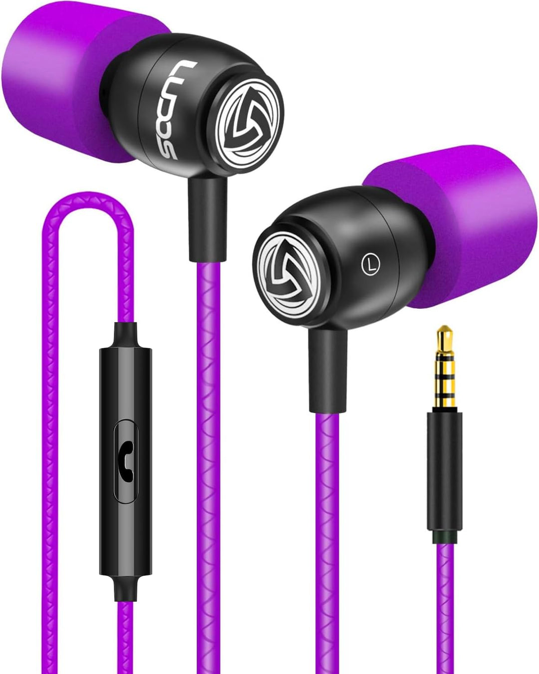 LUDOS Clamor Kopfhörer In Ear - Wired Ohrhörer mit Kabel und Mikrofon, 5 Jahre Garantie, Bass, Premi
