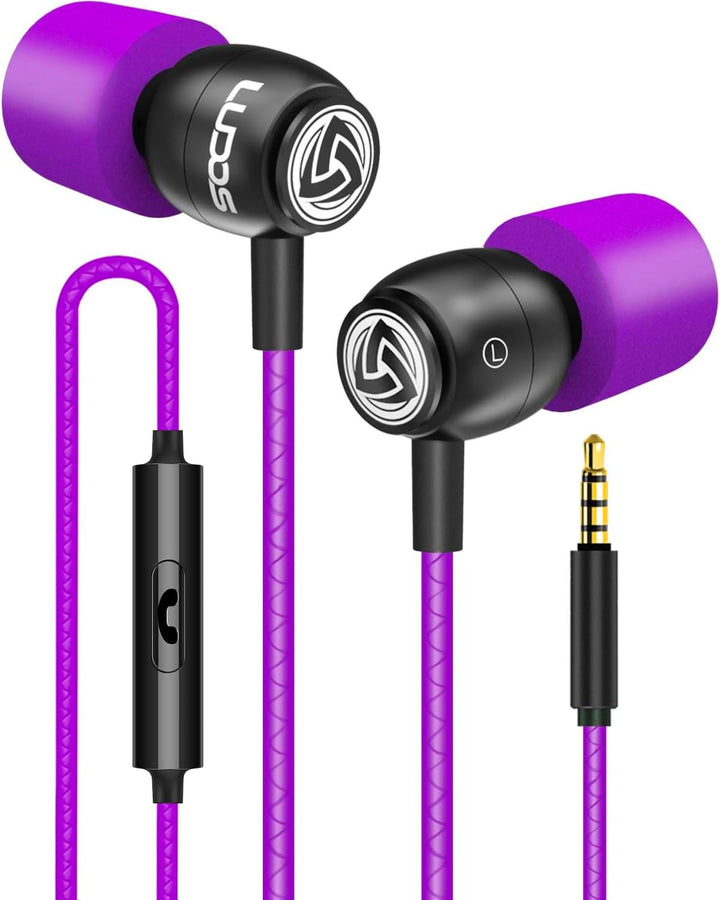 LUDOS Clamor Kopfhörer In Ear - Wired Ohrhörer mit Kabel und Mikrofon, 5 Jahre Garantie, Bass, Premi