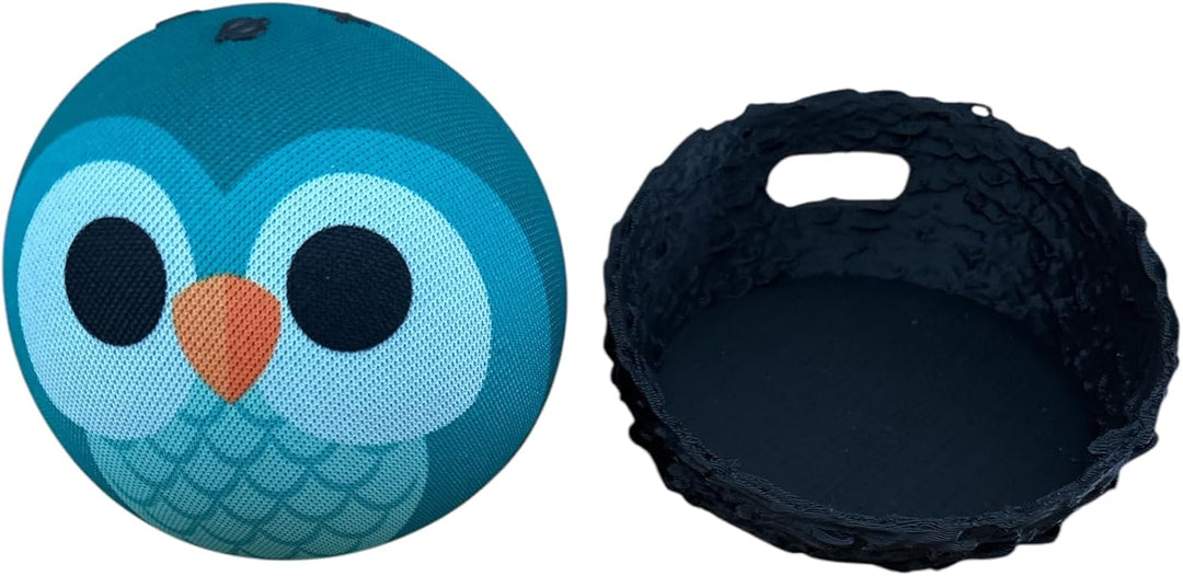 Generisch Eulen-Nest Halter für Echo Dot Kids, Kugelförmige Lautsprecher, Eulennest, Dekorativer Lau