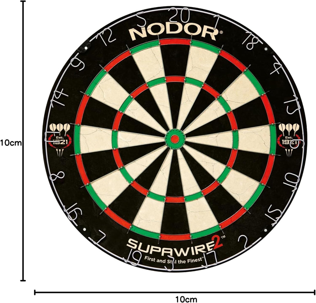 Nodor DBSW Football Supawire Dartscheibe mit Borsten, einfarbig, Einheitsgrösse