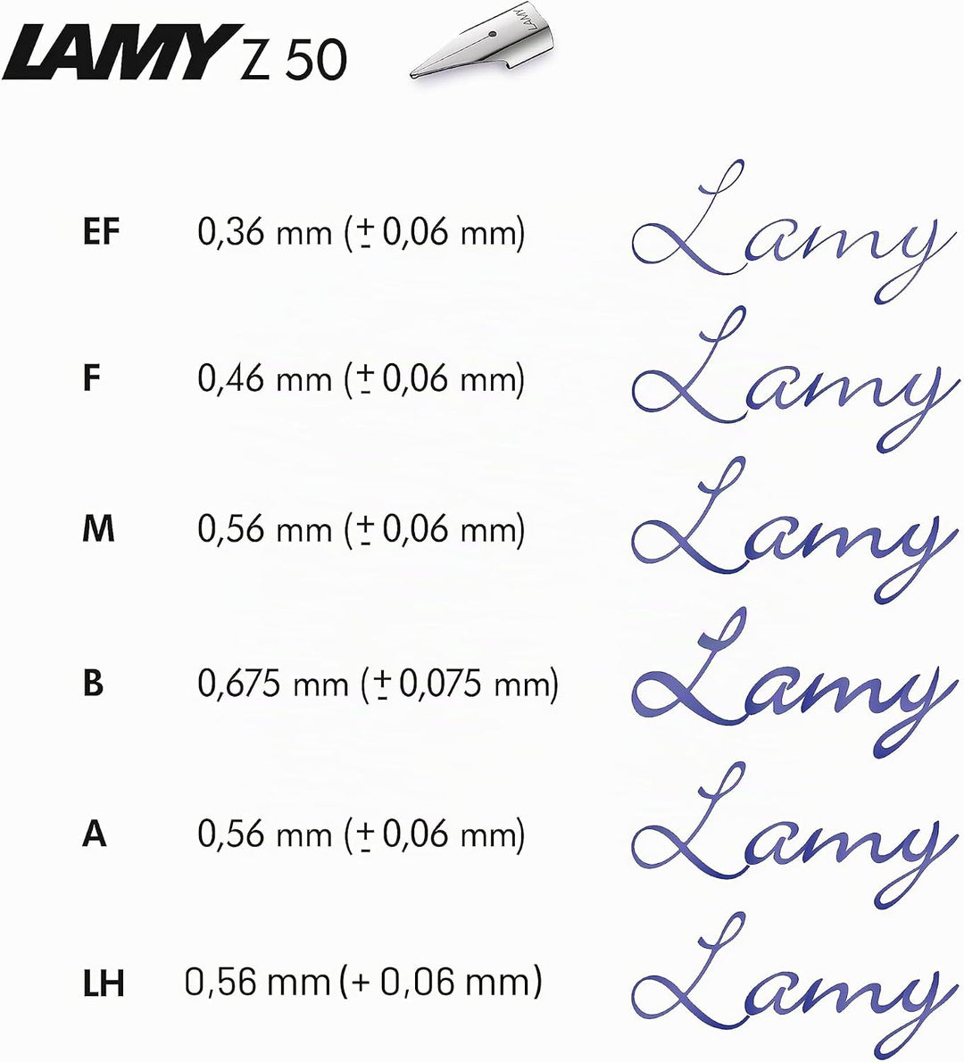LAMY scala Füllhalter 051 - Füller aus strichmattiertem Edelstahl in der Farbe Silber mit Griffstück
