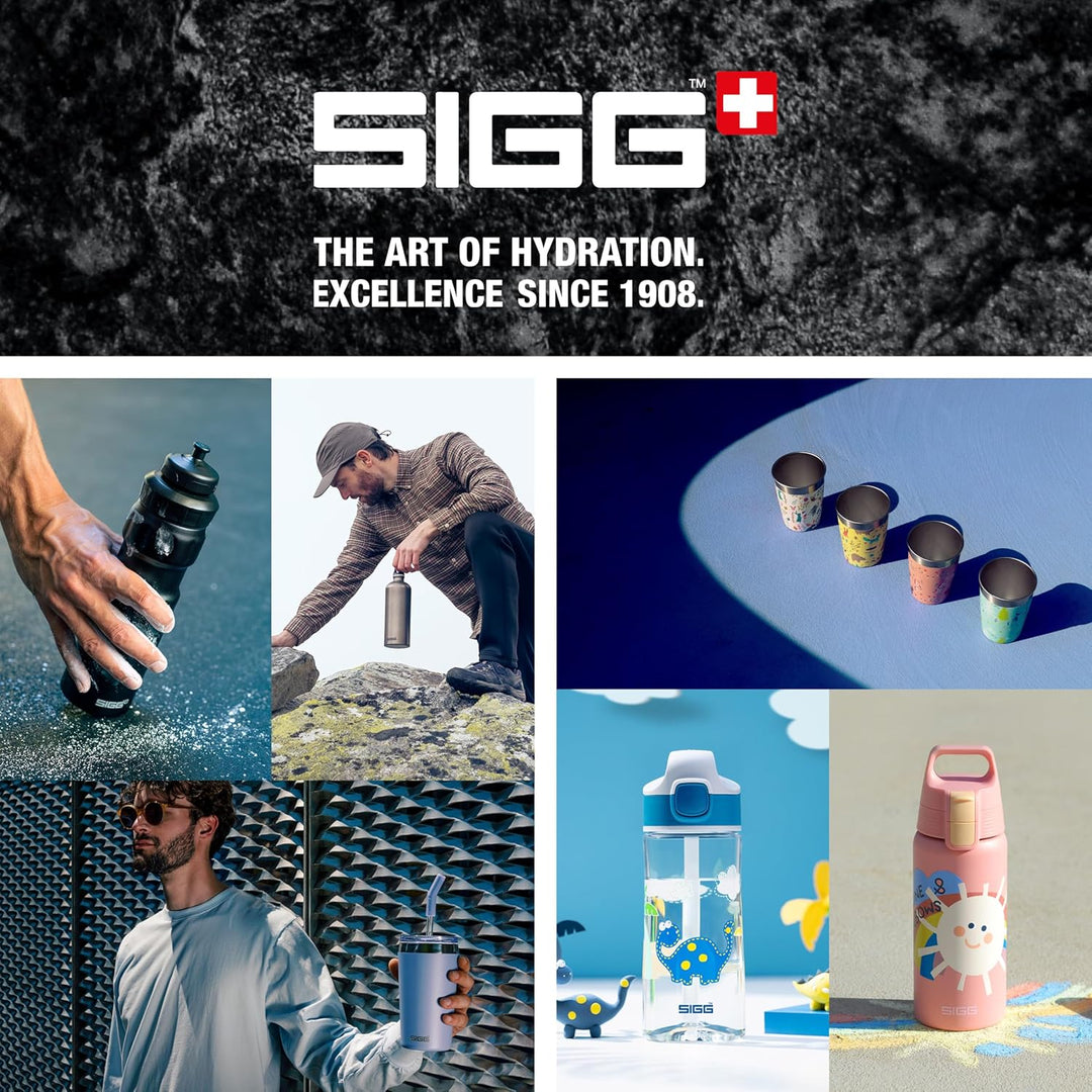 Sigg - Edelstahl Trinkflasche - Shield ONE - Für Kohlensäurehaltige Getränke Geeignet - Auslaufsiche