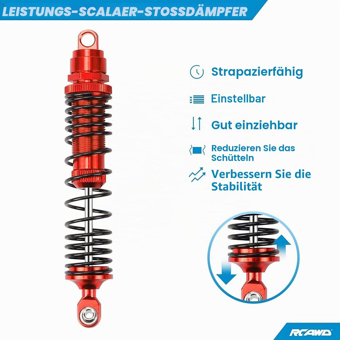 RCAWD Big Bore RC Stossdämpfer-Set für Slash 2WD, Hoss, Rustler 4X4 VXL, Slash 4X4, Bandit, Ford, Ni