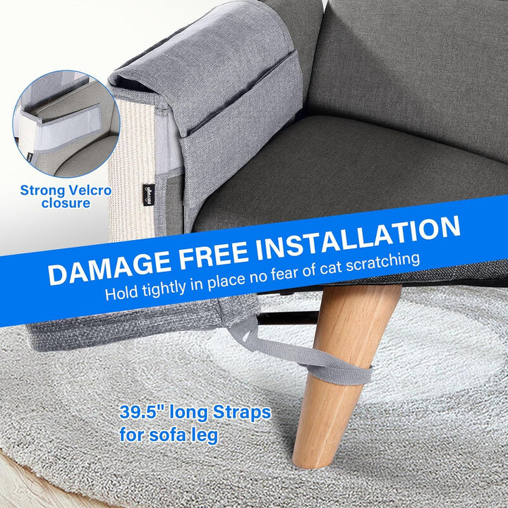 NATUYA Kratzschutz Sofa Katze Möbelschoner von Katzen - Katzenmöbel Schutz Katze Kratzschutz Kissen