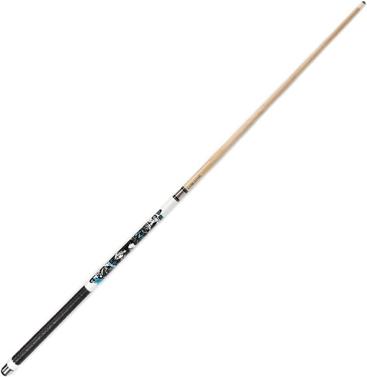 CUESOUL Gorgeous 58inches 19oz Pool Quee Stick, 13mm Spitze Weiss, Weiß