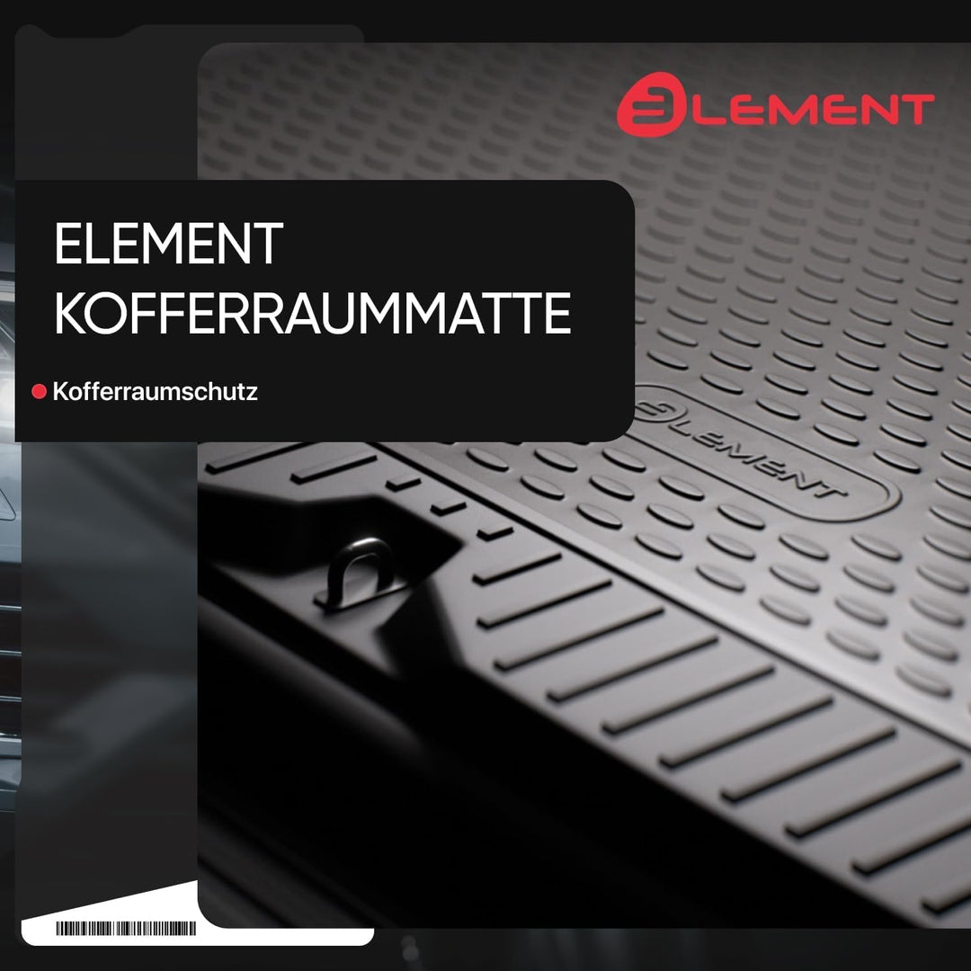 Element Passgenaue Premium Antirursch Kofferraummatte Laderaumwanne passend für KIA Sportage Mk5 (V)